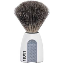 Nom ERIK Shaving Brush Pure Badger White White