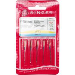 Singer Jersey 90 Sewing Machine Needles, Pack of 5