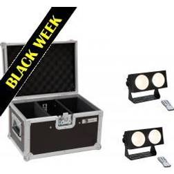 Eurolite Set 2x LED CBB-2 COB WW Bar Case