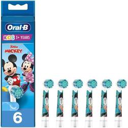 Oral-B Tandbørstehoveder Kids 6 Børstehoveder Til Eltandbørste Mickey