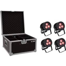 Eurolite EUROLITE Set 4x LED IP PAR 3x9W SCL Spot Case