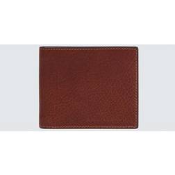 Brunello Cucinelli Grain Leather Billfold Brown Calf