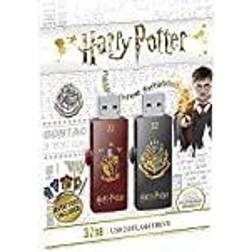 Emtec Harry Potter M730 Gryf. & Hogw. USB-flashdrev 32 GB USB2.0 (pakke med 2) (ECMMD32GM730HP01P2)