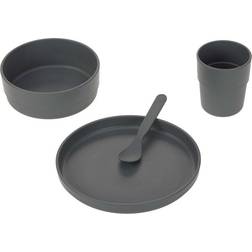 Lässig Dish set PP/Cellulose uni anthracite