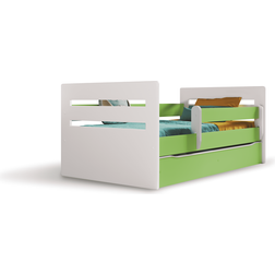 Kocot Kids Tomi juniorseng, m. madras, sengehest, skuffe 180x80