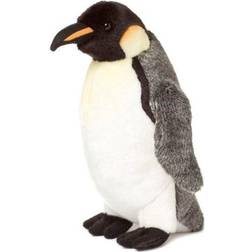 WWF IBTT WWF00567 Kejsare Pingvin Plyschgosedjur Licensierad Mjuk Leksak, Vit-Grå, En Storlek