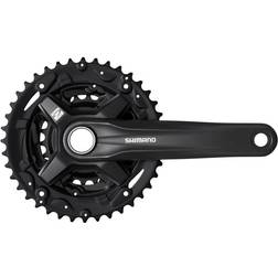 Shimano Crankset 9-Speed Black w/o CG