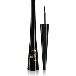 Delia Cosmetics Perfect Matt Shape Master Liquid Eyeliner with Matte Effect Shade Black 4 ml