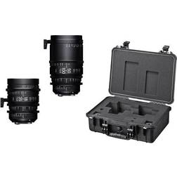 SIGMA CINE 18-35MM + 50-100MM T2 PL-MOUNT + CASE