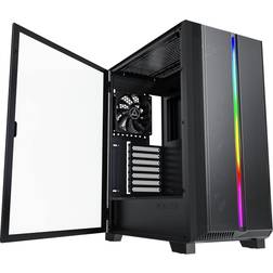 SKY ONE LITE ATX Gaming Case with 3 High Airflow Fans Mesh Front Panel Tempered Glass