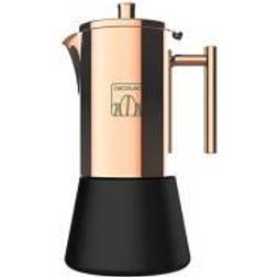 Cecotec Cafetera Italiana Moking 200 100 ml/200 ml/300 ml Acero Inoxidable