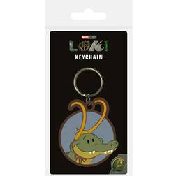 Pyramid International Loki Rubber Keyring, Zip Pull Backpack Charm Alligator Loki