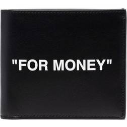 Off-White Leather Billfold Wallet - Money