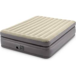 Intex Dura Beam Plus Fiber Tech 20 in. Elevated Queen Air Mattress with Built-In Pump