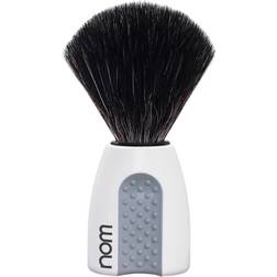 Nom ERIK Shaving Brush Black Fibre White