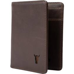 Dark Brown TORRO Leather Bifold Wallet with RFID Protection