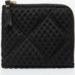 Comme des Garçons Wallets Black Quilted Fat Tortoise Wallet