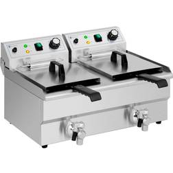 Royal Catering Elektro-Doppel-Fritteuse 6000 W