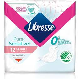 Libresse Pure Sensitive Ultra Regular Wing 12-pack