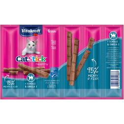 Vitakraft Cat Stick Healthy - Set 24 x 6 g Platessa & Omega 3