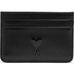 Ami Paris Tonal Heart Logo Cardholder Black