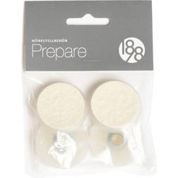 1898 Prepare Gulvbeskyttelse Sort 37 mm 4 Stk