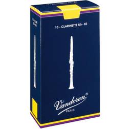 Vandoren Bb Clarinet Traditional Reeds Strength #1.5; Box of 10