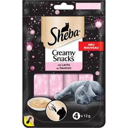 Sheba Creamy Snacks 6 x 50 g Pollo & Salmone