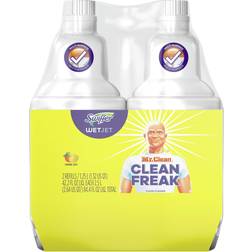 Swiffer WetJet Mr. Clean Clean Freak Mopping Solution Twinpack 42.2