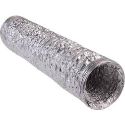 Wallair N55911 Flexible air duct Aluminium (Ø x L) 15.2 cm x 10 m Silver