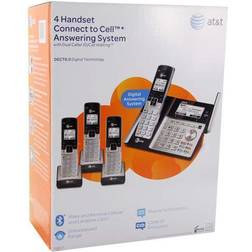 AT&T AT & T TL96423 DECT 6.0 4-Handset Cordless Phone Answering System with Caller ID/Call Waiting