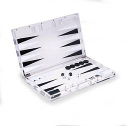 Bey-Berk Lucas Acrylic Backgammon Set