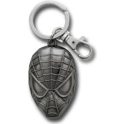 Marvel Key Chain Spiderman Head Pewter Keyring