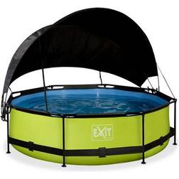 Exit Toys Uima-allassetti Lime, ø360cm, 12V, vihreä sis. katos