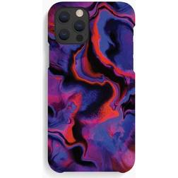 A good company Purple Red Marble Case for Iphone 12/12 Pro