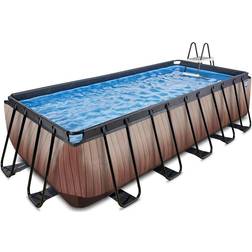 Exit Toys Wood Pool 250x540 cm Brun