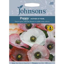 Johnsons Seeds Kornvallmo 'Mother of Pearl'
