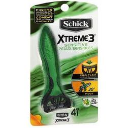 Schick Xtreme3 Sensitive Disposable Razors 4-pack