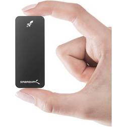 Sabrent Rocket Nano 2TB USB 3.2 10Gb/s External Aluminum SSD (Black) (SB-2TB-NANO-BLK)