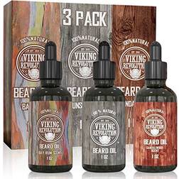 Viking Revolution Beard Oil Conditioner 3-Pack