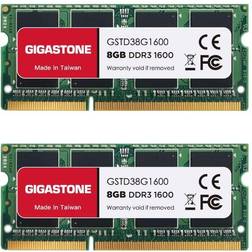 Gigastone DDR3 1600MHz 2x8GB (SO1600CL11-8GB-2PK)