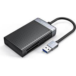 ORICO USB 3.0 USB C 4in1 SD TF MS CF Card Reader Memory Adapter w/ 15cm Cable