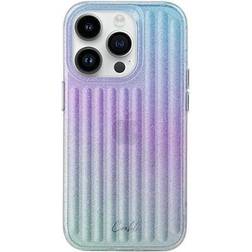 Uniq iPhone 14 Pro Fleksibelt Bagside Cover Coehl Linear m. Glimmer Stardust