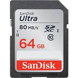 SanDisk 64GB Ultra SDXC UHS-I Memory Card