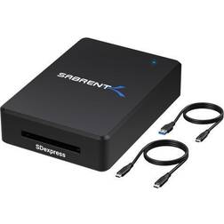 Sabrent USB 3.2 Type-C och Type-A till SD Express 7.0-kortläsare (CR-SDX7)