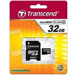 Transcend Vtech Kidizoom Action Cam digitalkamera minneskort 32 GB microSDHC minneskort med SD-adapter