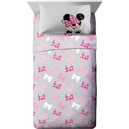 Jay Franco Disney Minnie Mouse Faces Twin Sheet Set