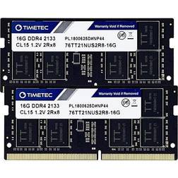 TIMETEC DDR4 2133MHz 2x16GB (9SIA56XGRB7550)