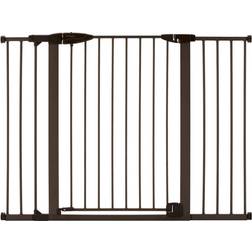 Toddleroo by North States Riverstone Extra Tall And Wide Baby Gate Graphite 29.75"-52" Wide