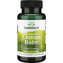 Swanson Full Spectrum Lemon Balm, 500mg 60 pcs